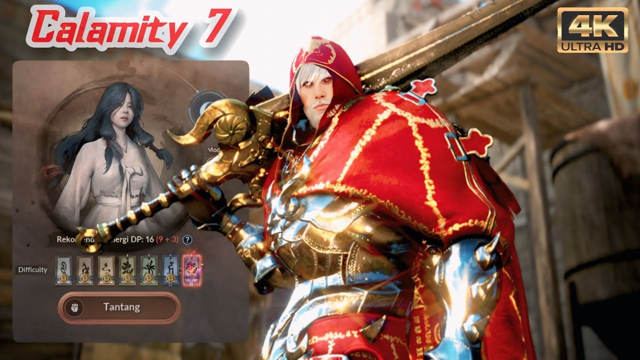 Black Desert Mobile | Berserker ⚔️ | Black Shrine: Songakshi, Calamity 7 | Gameplay