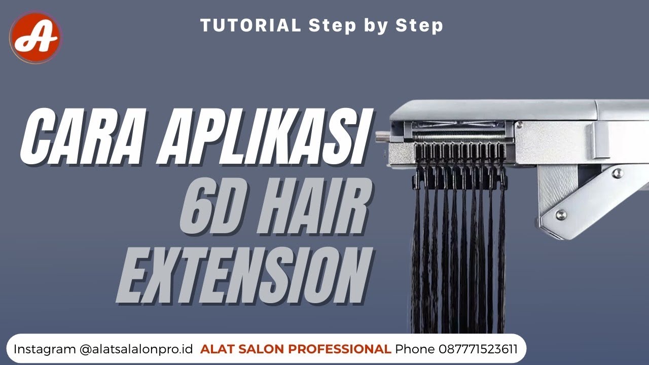 CARA APLIKASI RAMBUT 6D HAIR EXTENSION LENGKAP!