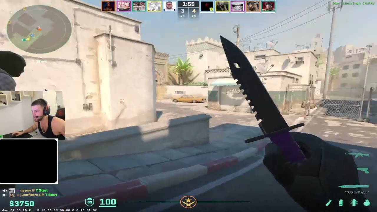 JUANFLATROO E SHKEL RIVALIN! NDESHJE SHUM&Euml; E LEHT&Euml;! DUST 2 FACEIT! CS2