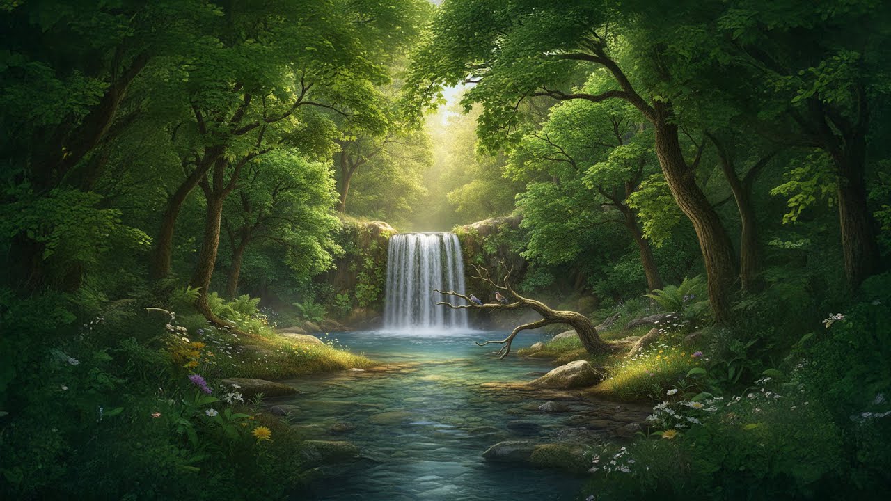 🌿 Sons da Natureza para Relaxar, Meditar e Focar | Água, Pássaros e Vento Calmo