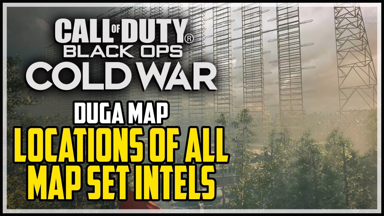 Black Ops Cold War Season 3 DUGA All Intel Locations - Zombies Outbreak