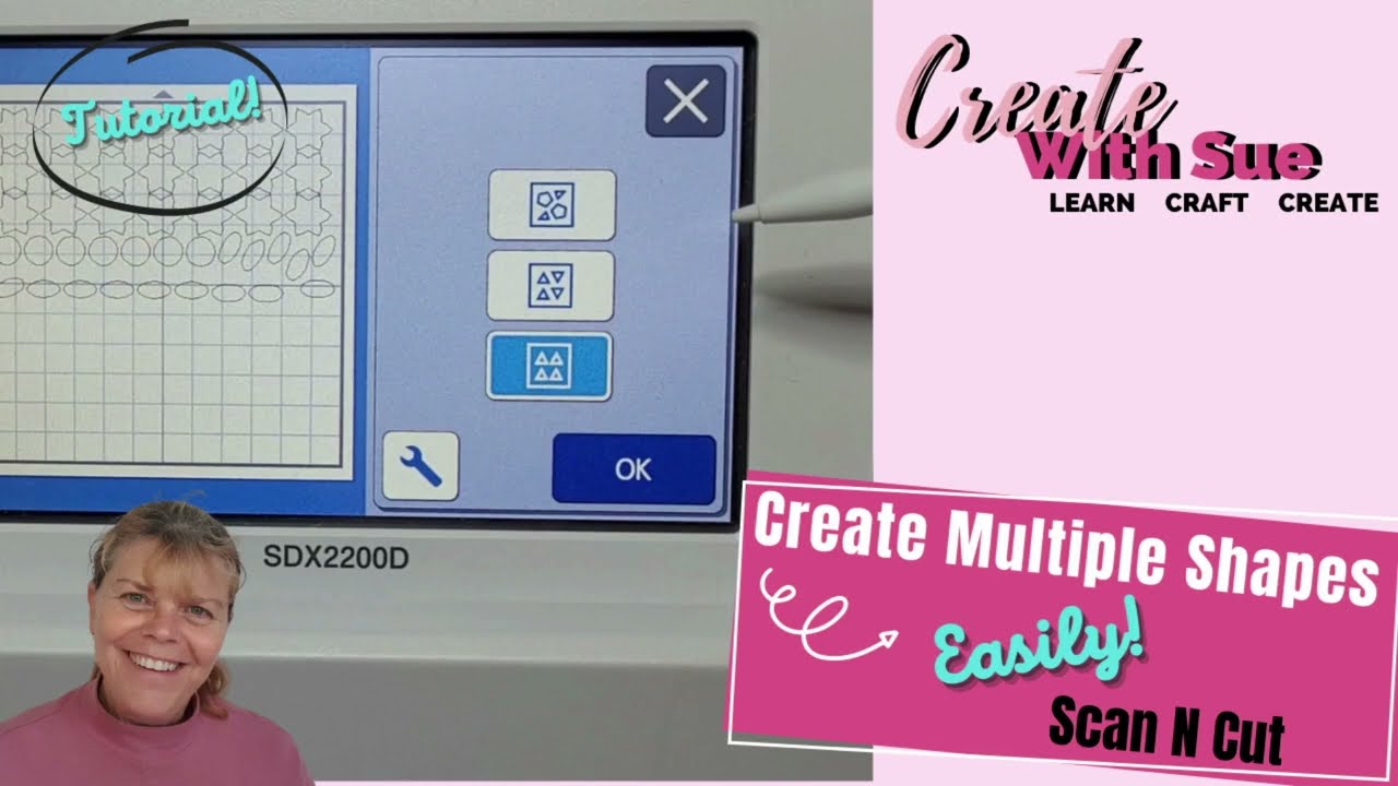 Creating Multiple Shapes with your Scan N Cut #ScanNCut #Canvas Workspace