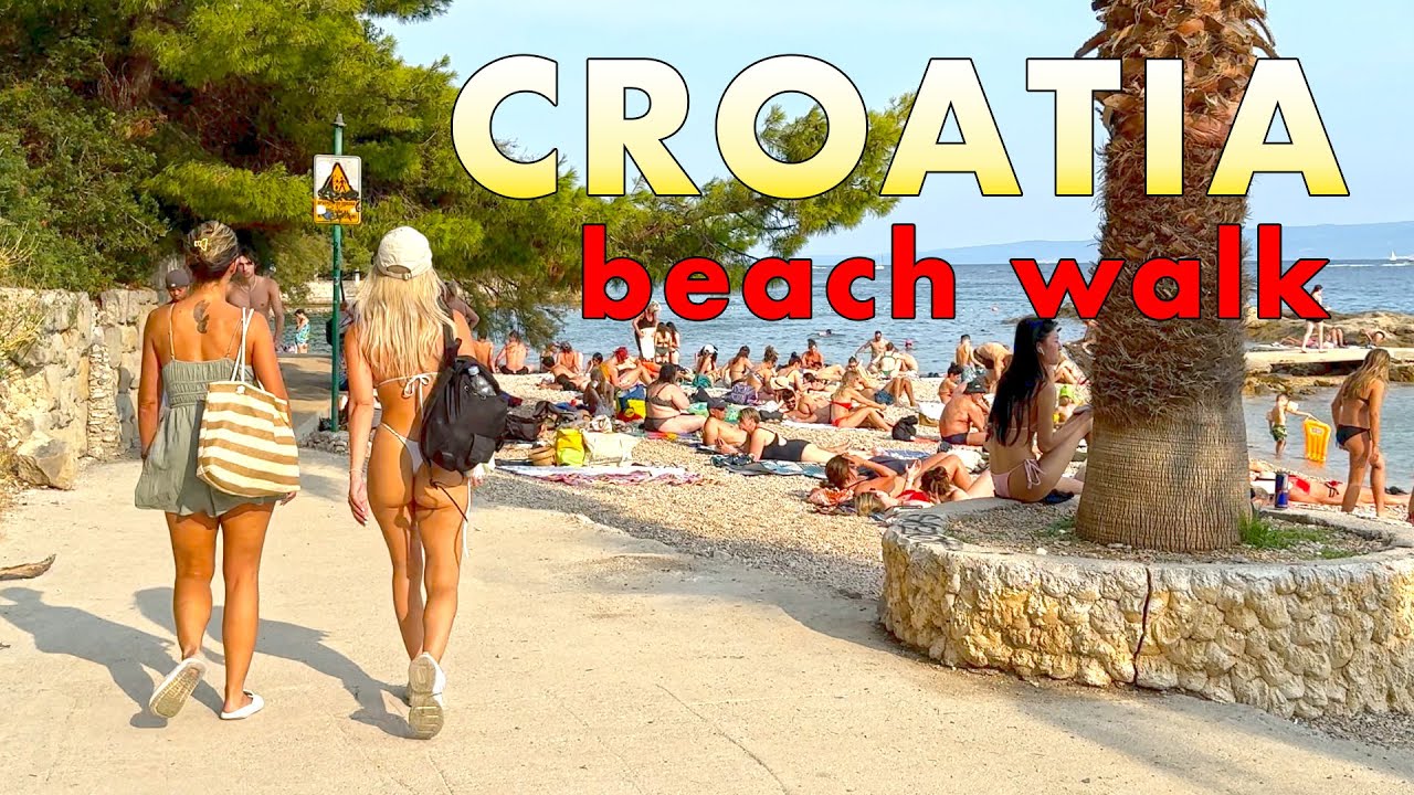 CROATIA BEACH WALK ☀️🌊 Summer 2025