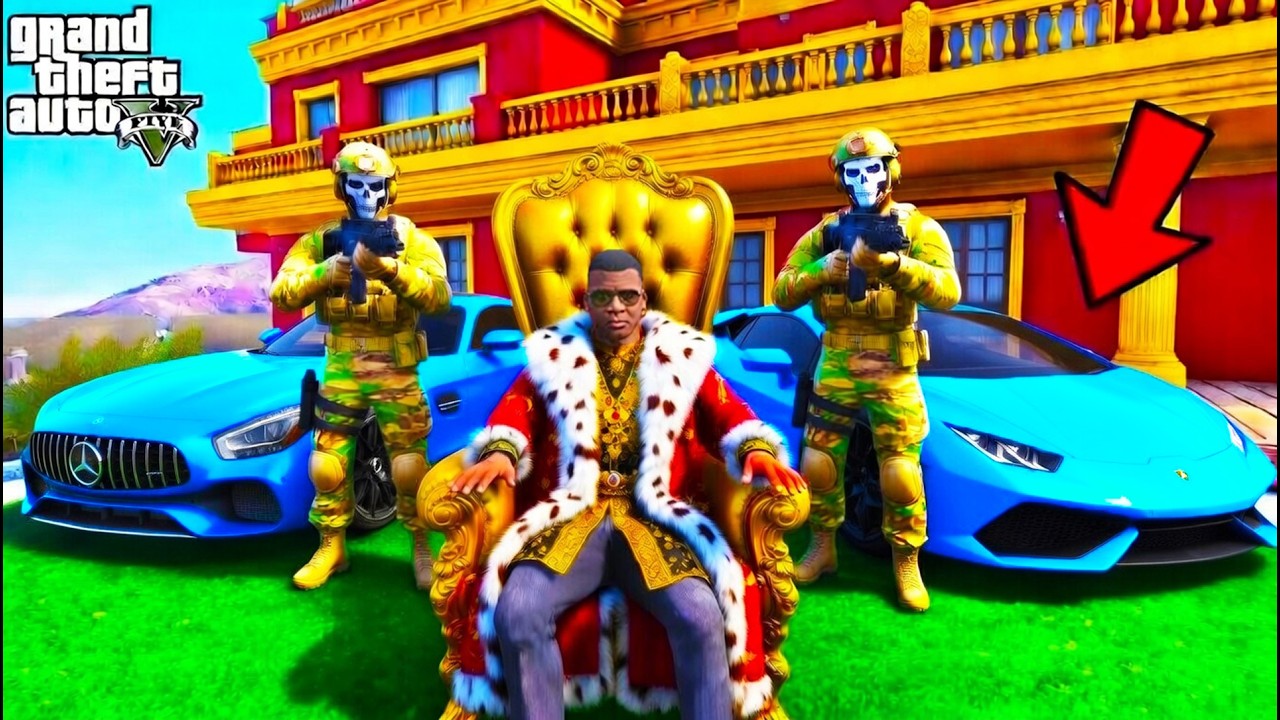 Franklin Becomes The Most Powerful Man in GTA 5 | SHINCHAN and CHOP