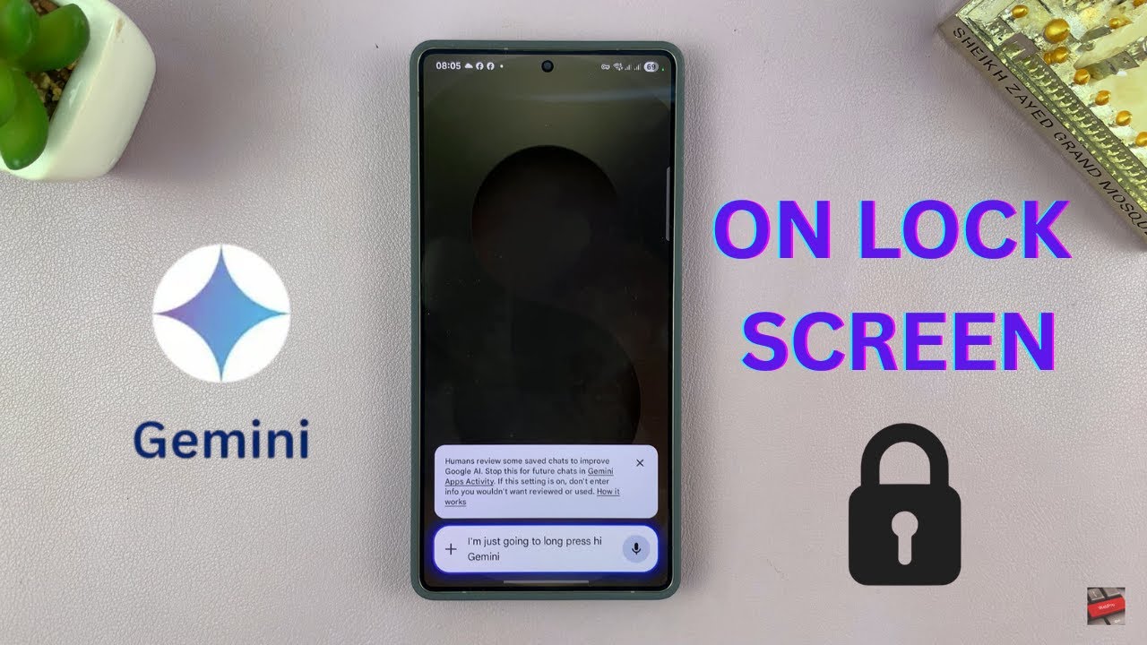 How To Use Gemini On Lock Screen
