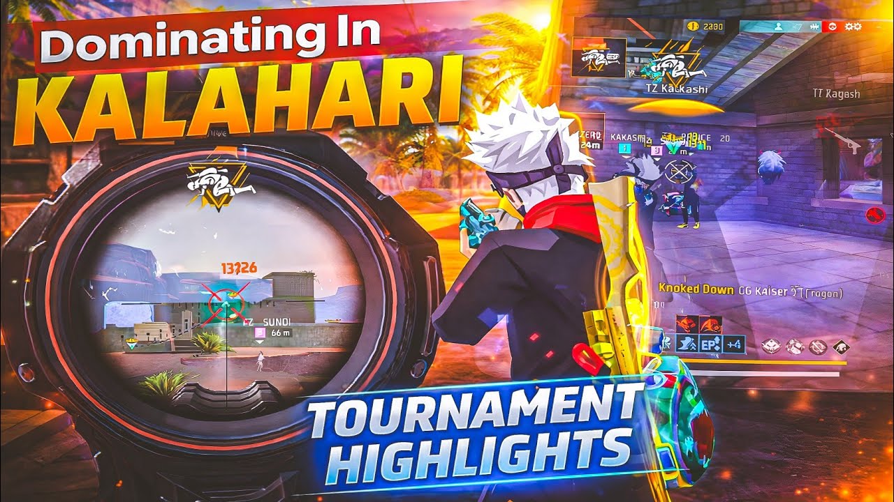 Dominate in Kalahari || Tournament Highlights || Free Fire Max