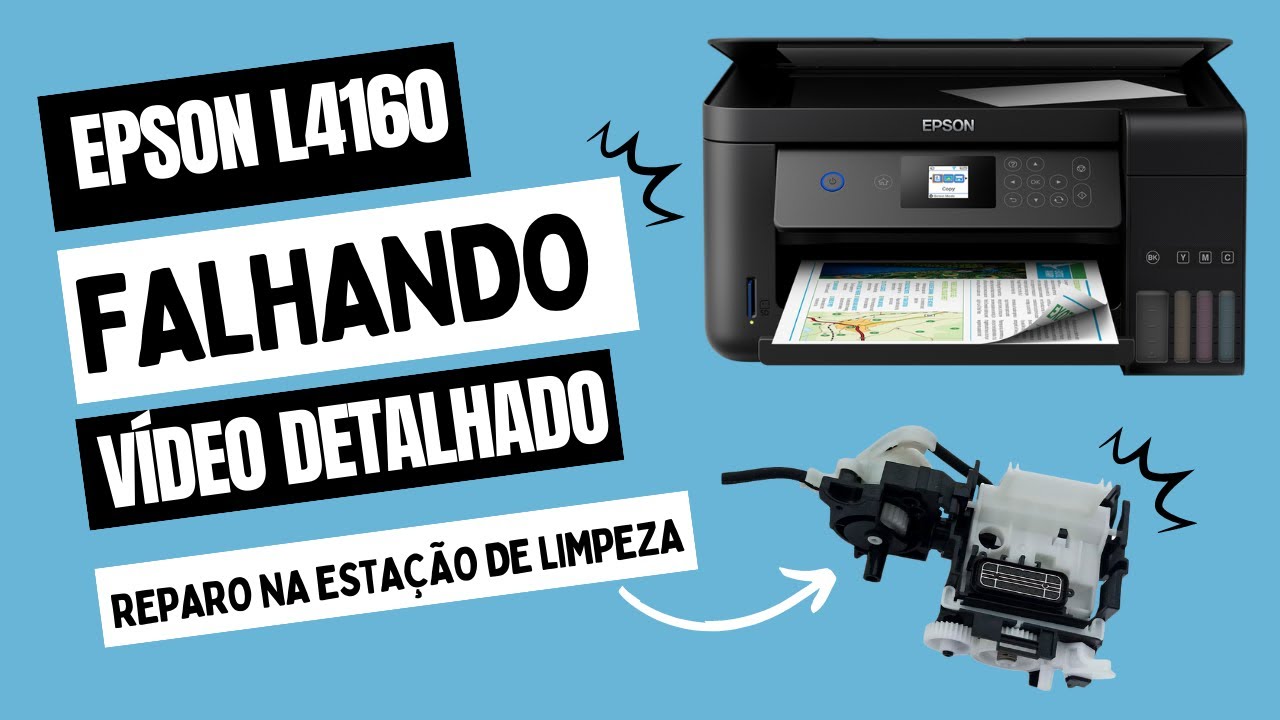 Reparo na bomba peristáltica da estação de limpeza Epson L4150/4160