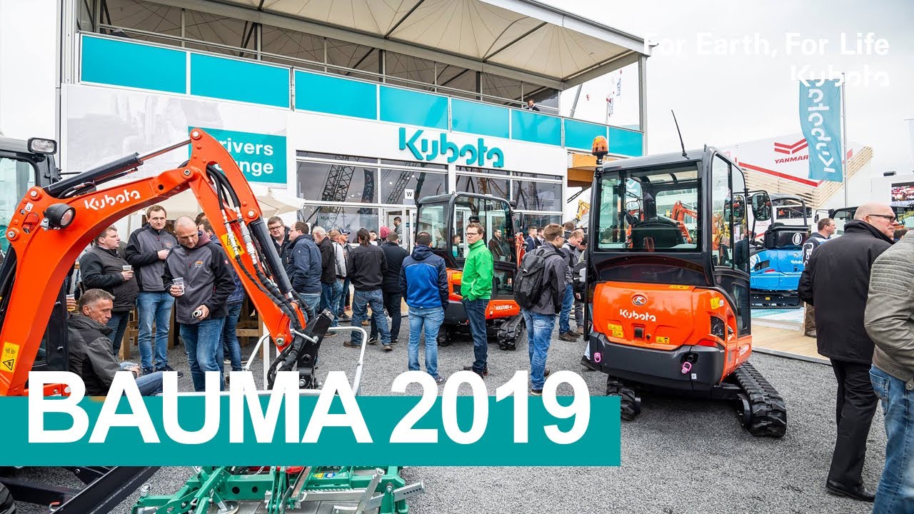 BAUMA2019: Best of Kubota Construction Machinery | 2019