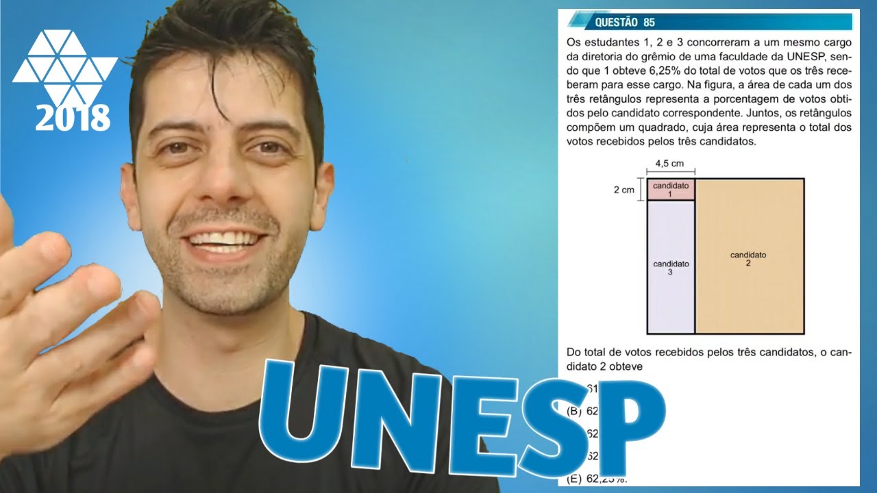 UNESP 2018  Q85 Mat