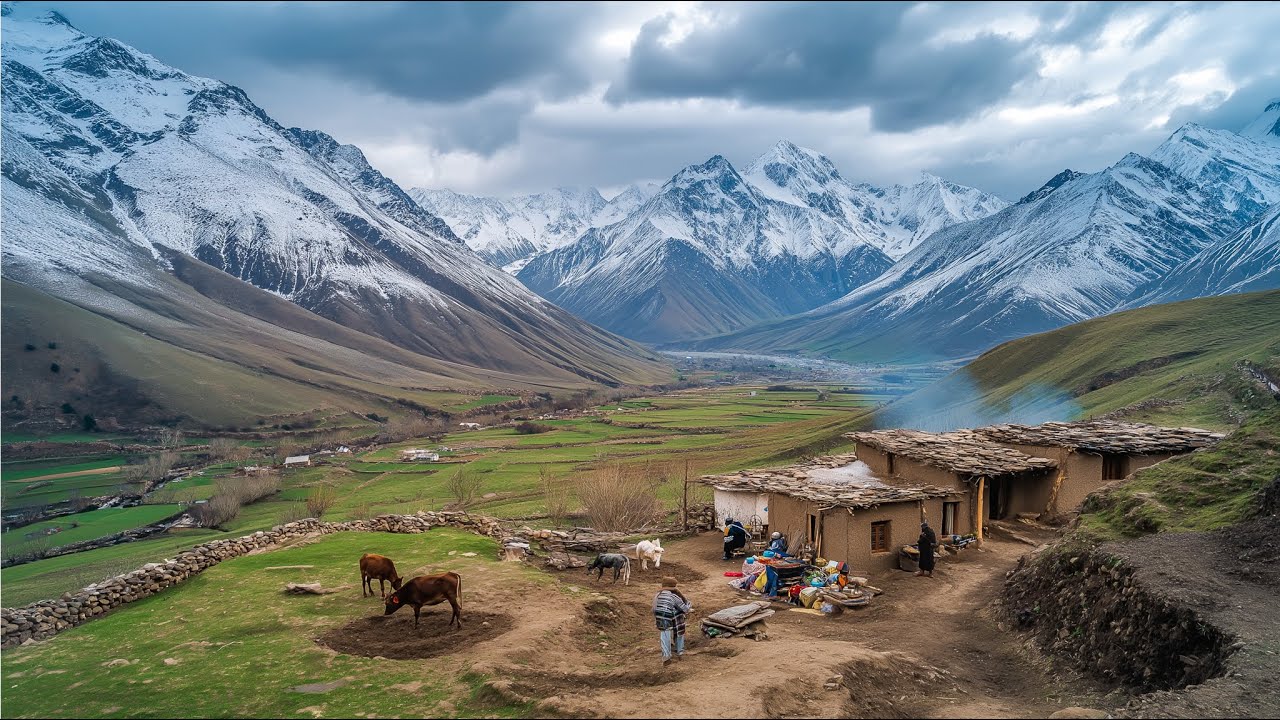 BEYOND CIVILIZATION: A Day of Village Life & Outdoor Cooking in Afghan Mountains
