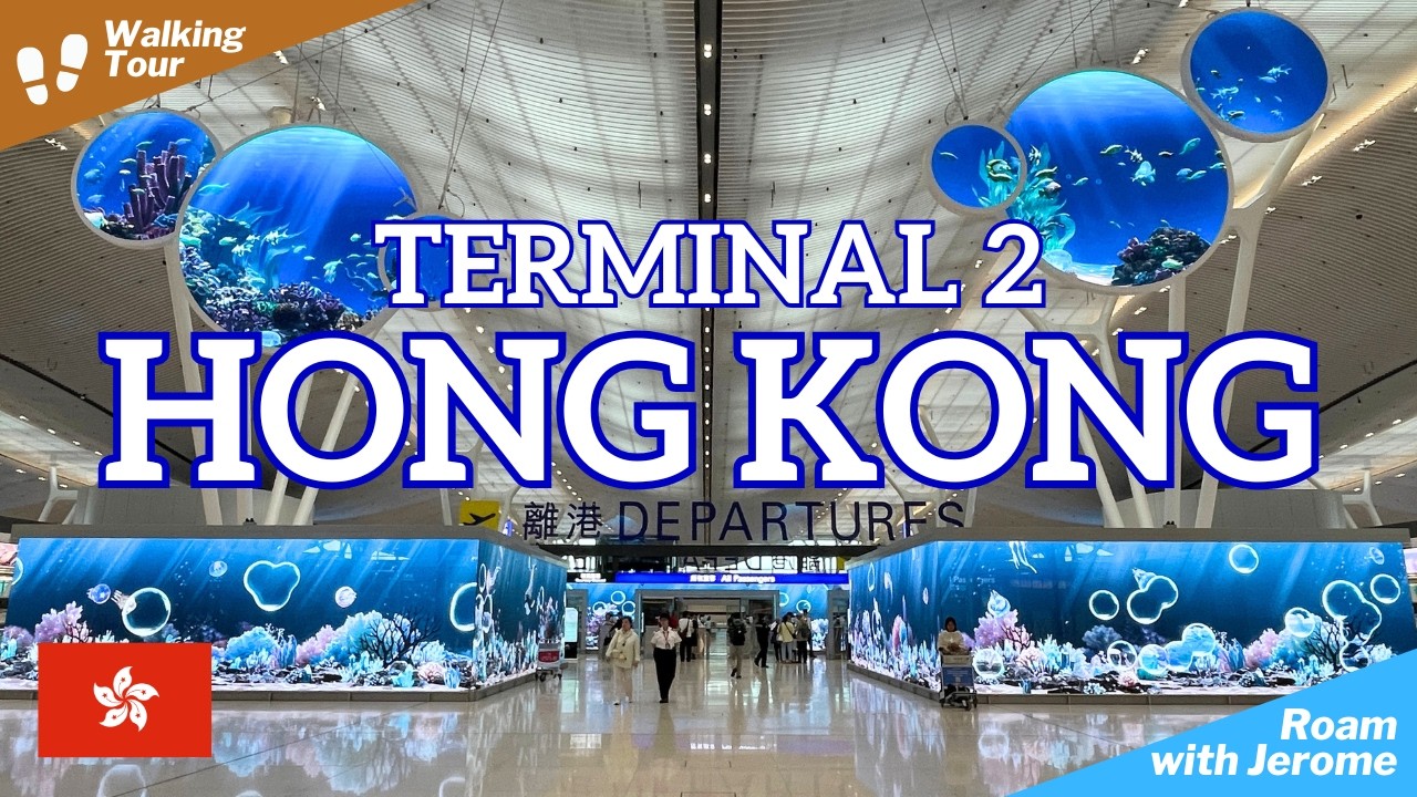 New HONG KONG AIRPORT Terminal 2 Walking Tour 🇭🇰 | Inside the Newly Reopened Terminal