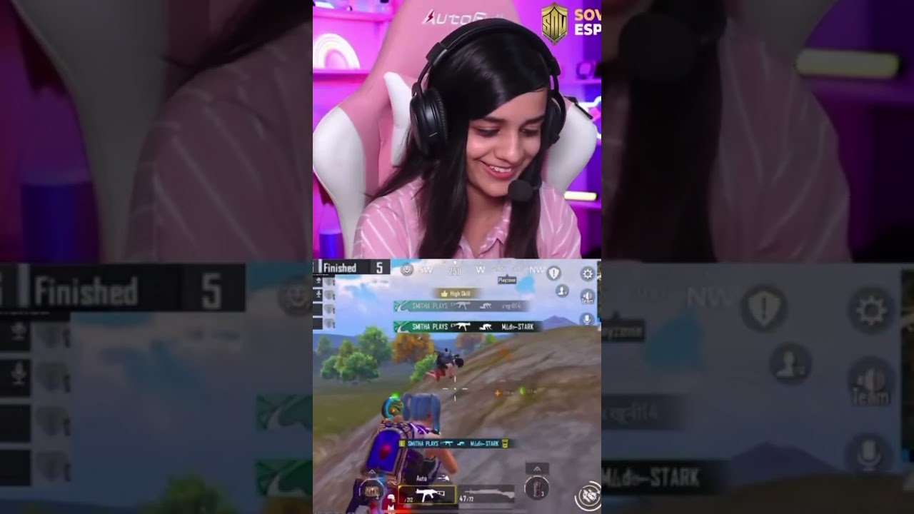 lol😂 #smithaplays #bgmishorts #youtubeshorts #kannada #girlgamer