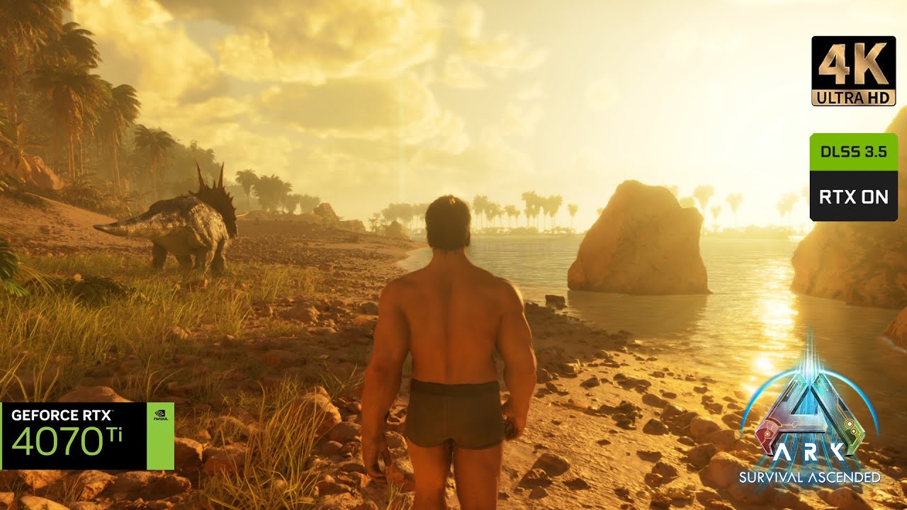 ARK: Survival Ascended on RTX 4070 TI | Epic Graphics Showcase | Biomes Gameplay [4K60]