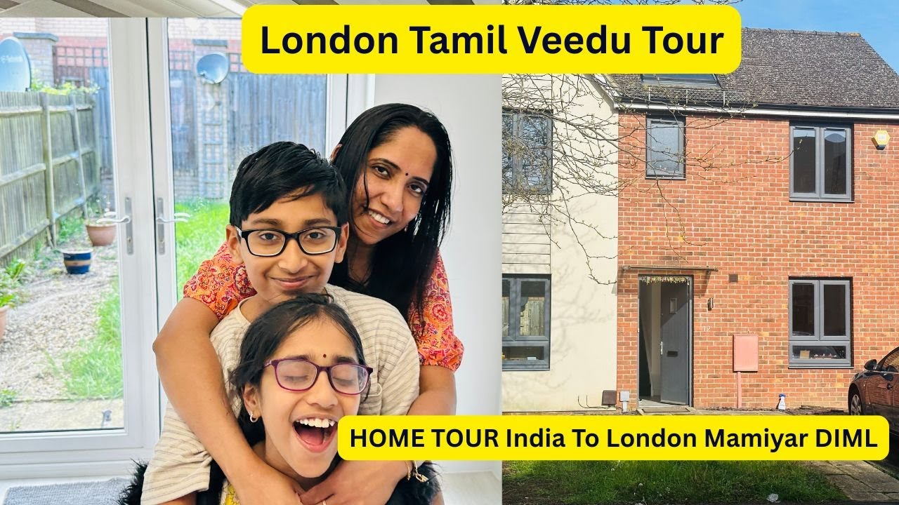 London Tamil veedu 🏡Tour HOME TOUR IndiaTo London  மாமியார் DIML #londontamil #uktamilvlog #tamil