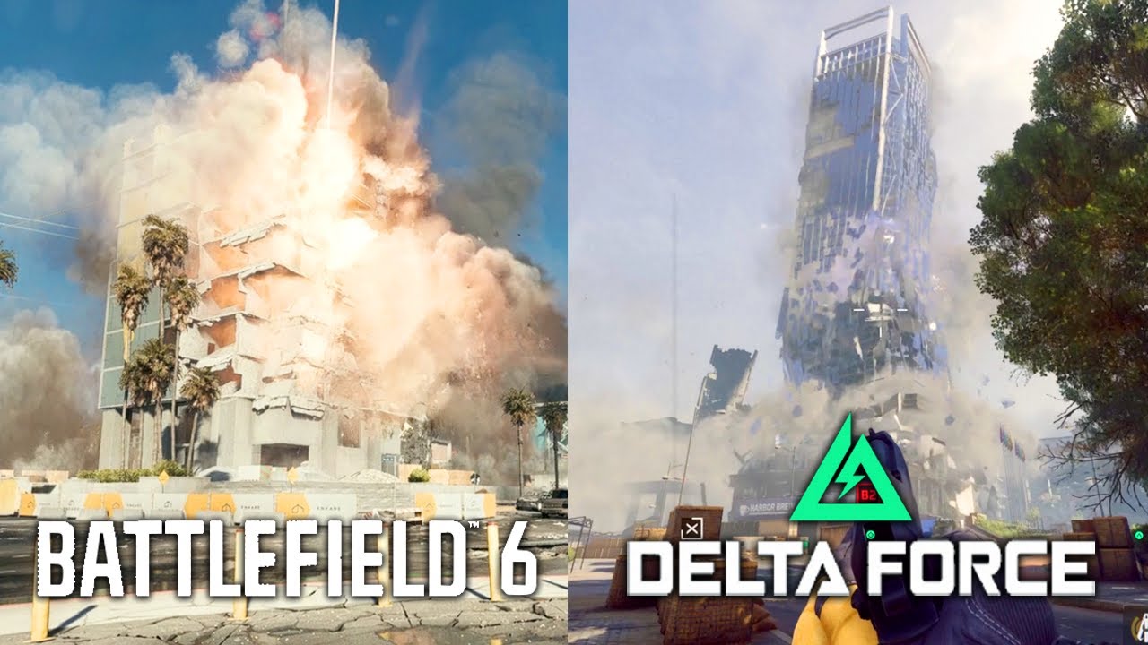Delta Force vs Battlefield 6 Levolution and Destruction Comparison