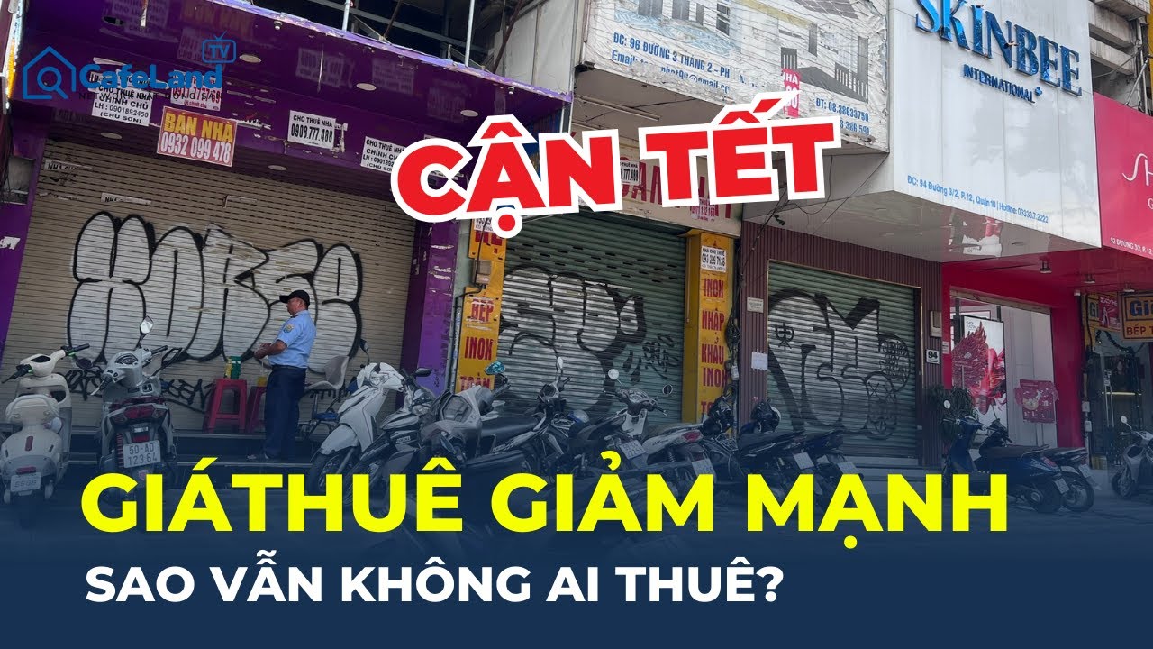 CẬN TẾT, mặt bằng trung tâm TP.HCM VẪN ĐÓNG CỬA dù giá thuê GIẢM SÂU | CafeLand