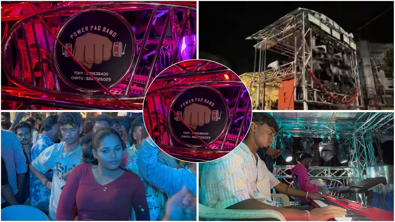 Power pad Band with Hydraulic Setup 2025 At Balkampet Jatara with Huge Crowd at Power Pad Band 2025