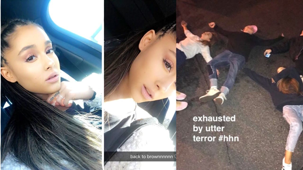 Ariana Grande Newest Snapchat Video Ft Mac Miller And More