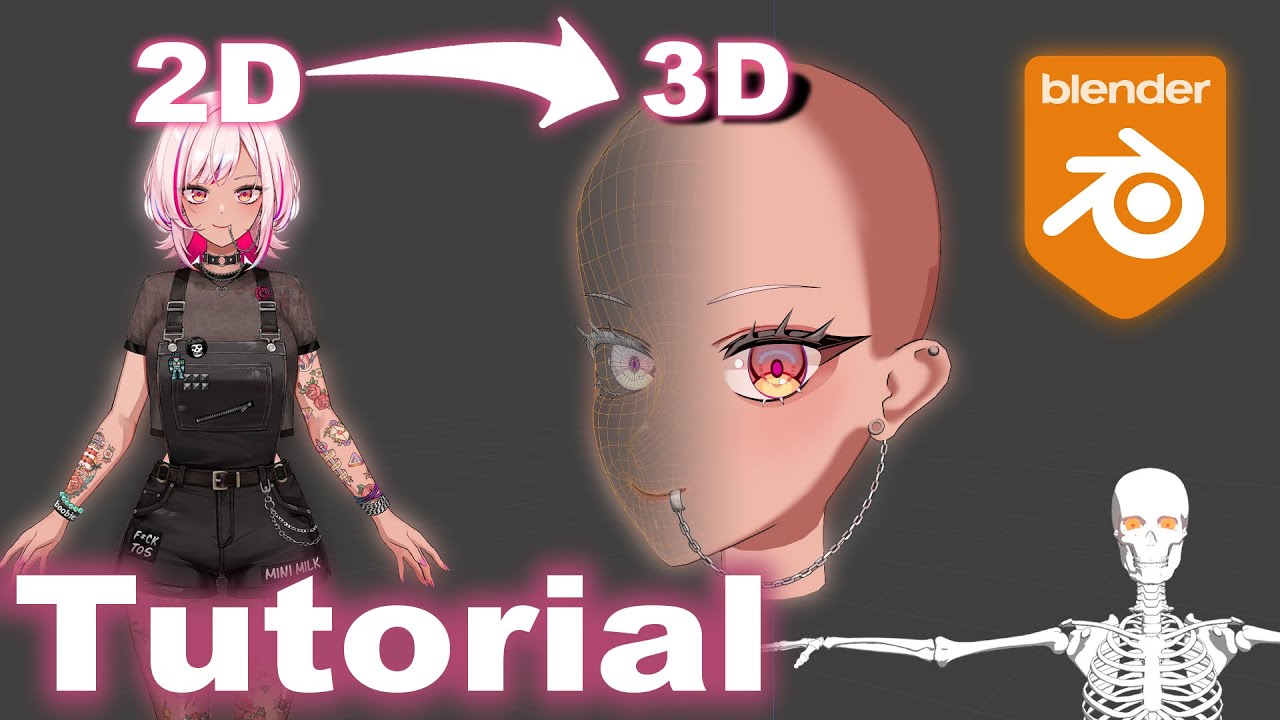 Blender Tutorial : Head Modeling Anime Style (Fefe Fanart)
