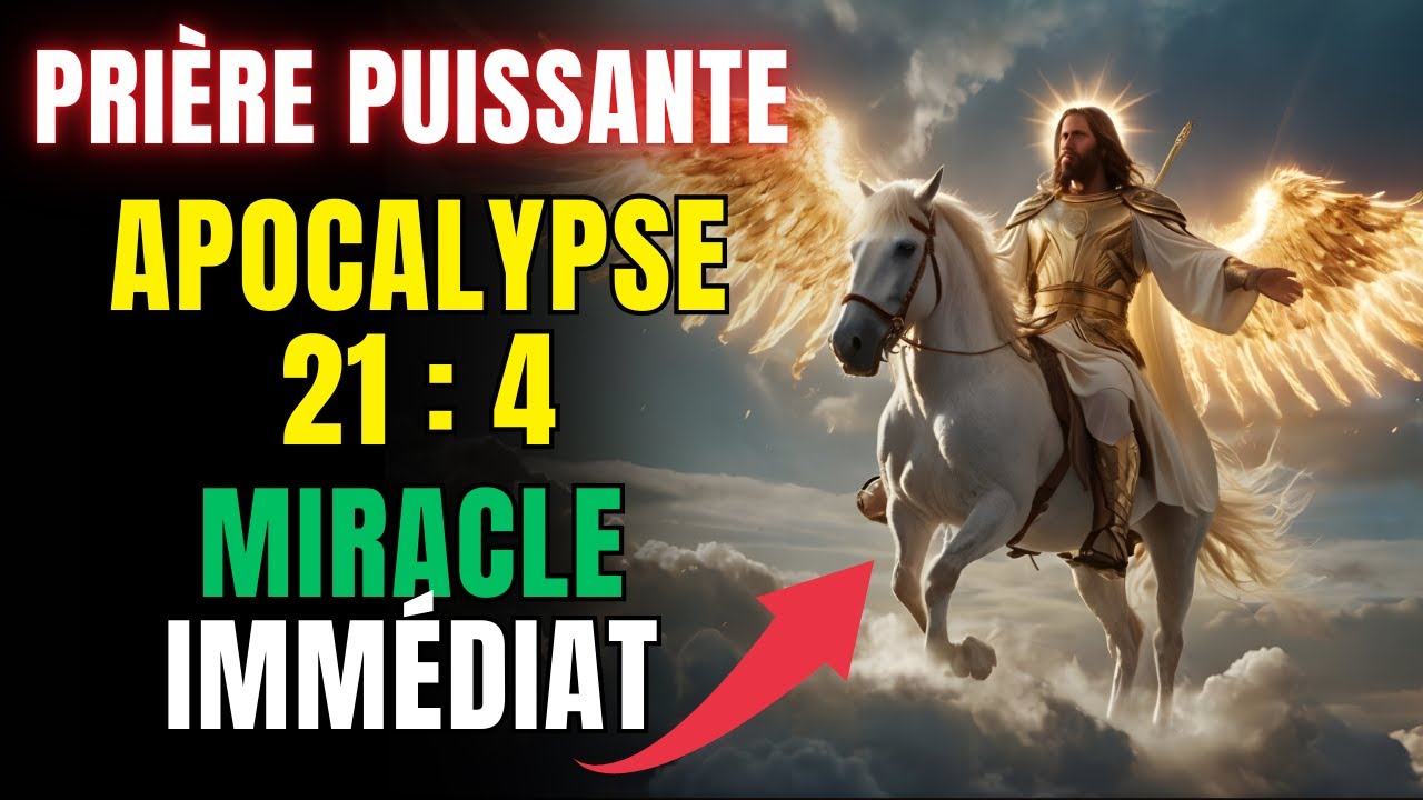 PRIÈRE DU MATIN — APOCALYPSE CHAPITRE 21 VERSET 4 | DIEU ESSUIERA TA DOULEUR DÈS AUJOURD’HUI