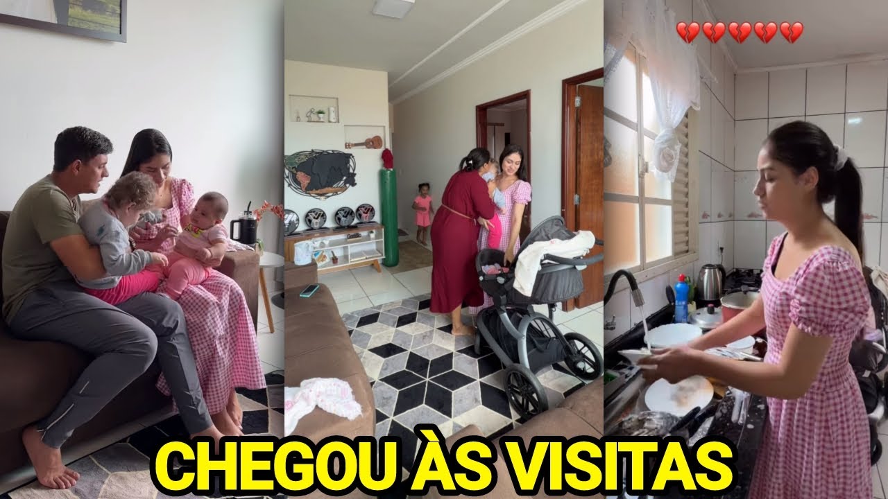 ANA VITÓRIA RECEBE VISITAS EM CASA E SE ENTRISTECE COM INCÊNDIO DA YBERA