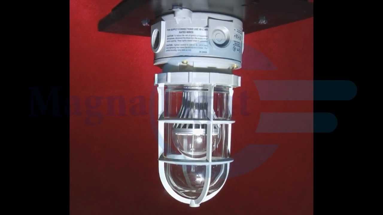 Magnalight HAL-CRNM-LED10W Class 1, Division 2 Chemical Resistant LED Light - 7 Watts - Non-Metallic