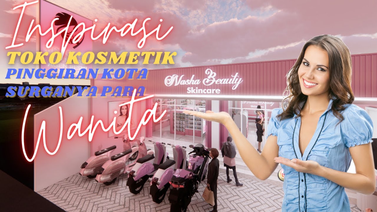 INTERIOR LAMONGAN-DEKORASI INTERIOR MINIMALIS MODERN, TOKO KOSMETIK TERLENGKAP, MEWAH,MENARIK !!!