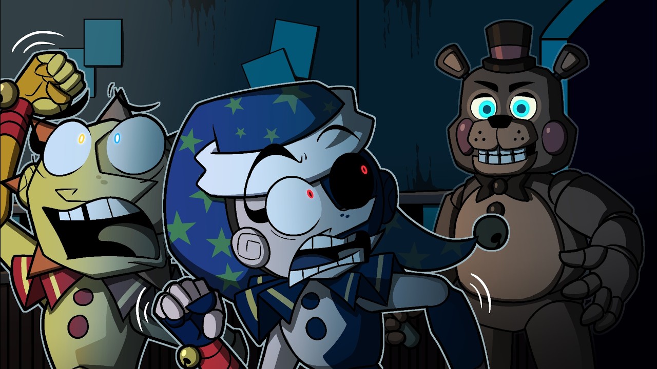 Sun and Moon HAUNTED by the FNAF 2 MOVIE! in VRChat