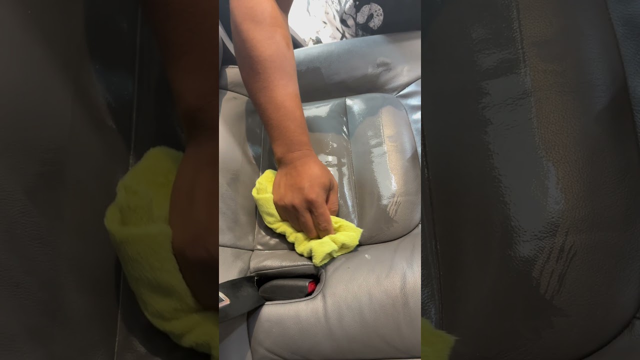 Cleaning Leather Seat with Riley's Gentle APC  #cleanersdepotph