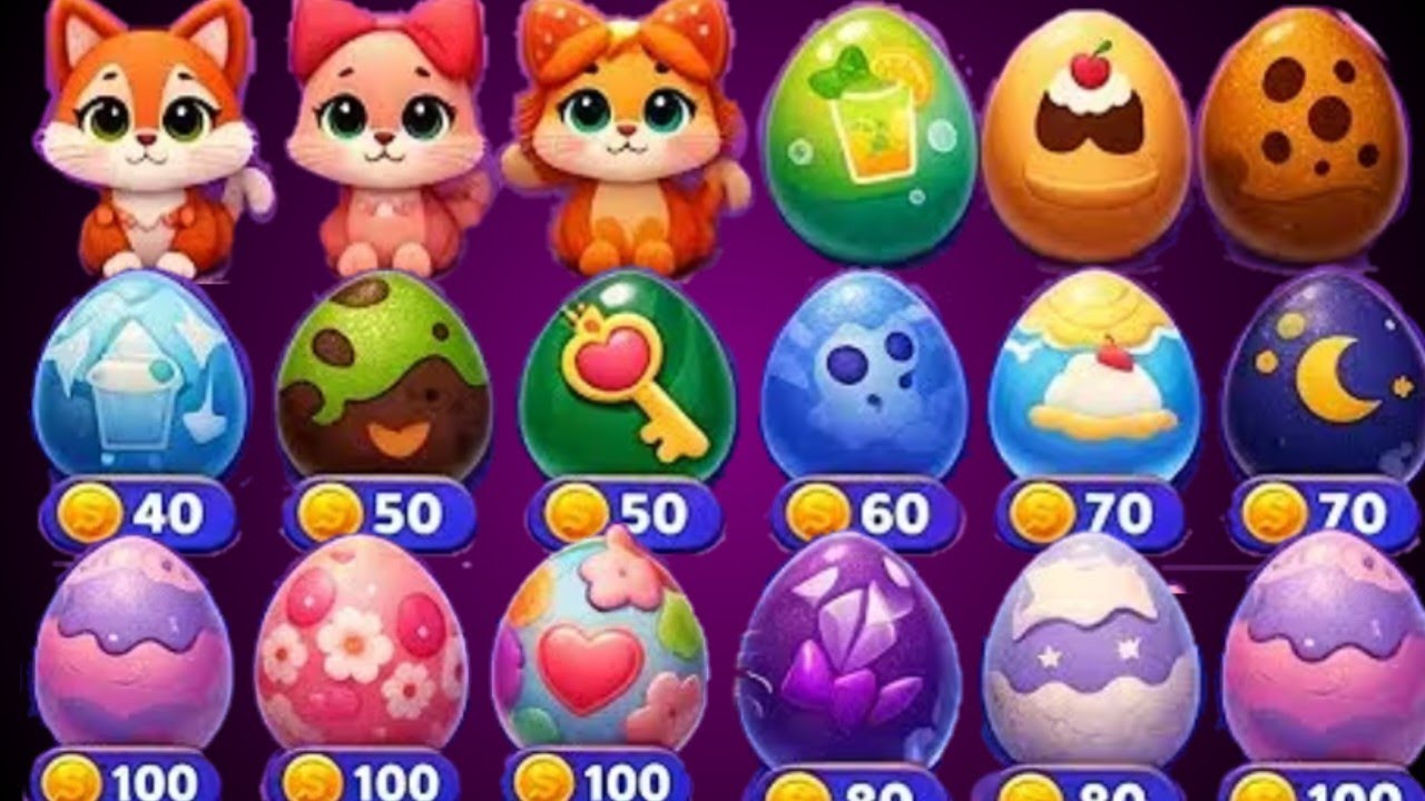 Cotton candy kitten open gifts hatch kitty eggs mini games 🎯#sk gaming 😻😻😻♥️♥️♥️♥️🤪🤪🤪