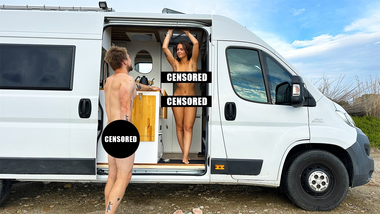 OMYLEM jsme PŘEJELI na NUDISTICKOU PLÁŽ! 😳 [vanlife]