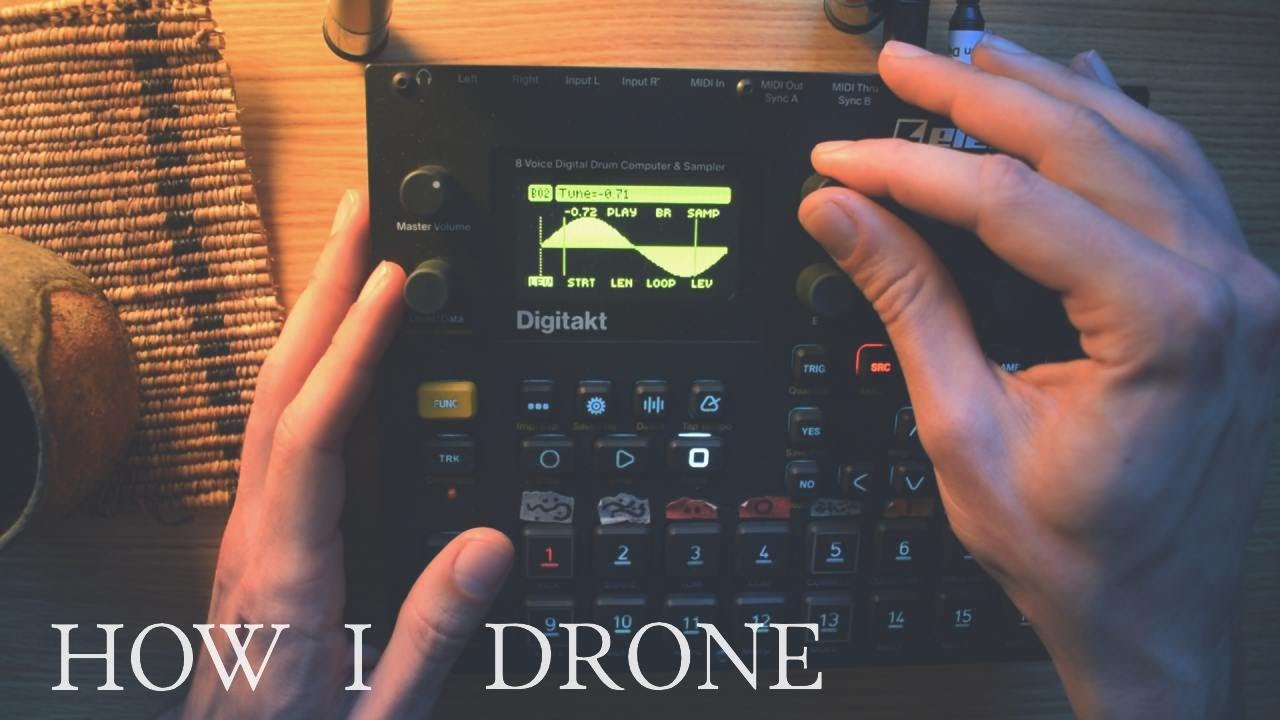 how i drone on the digitakt (or 40 minutes of wormhole)