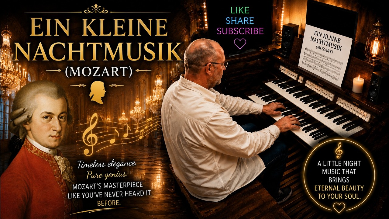PIPE ORGAN COVER: EIN KLEINE NACHTMUSIK (Mozart) 🎹🎻by Martijn Koetsier