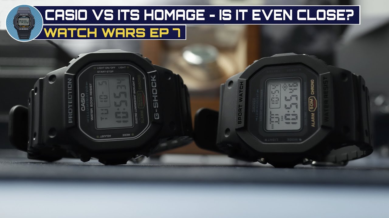 Casio G-Shock DW5600 kontra SKMEI Homage | Czy Casio jest 5 razy lepsze?