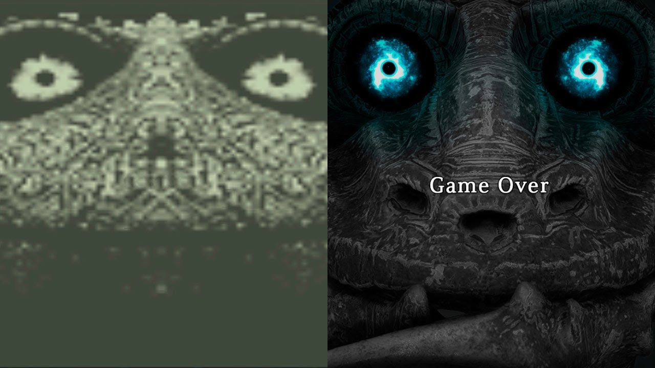 Shadow of the Colossus - COMPARAÇÃO DAS TELAS DE GAME OVER (Game Over Screens Comparison)