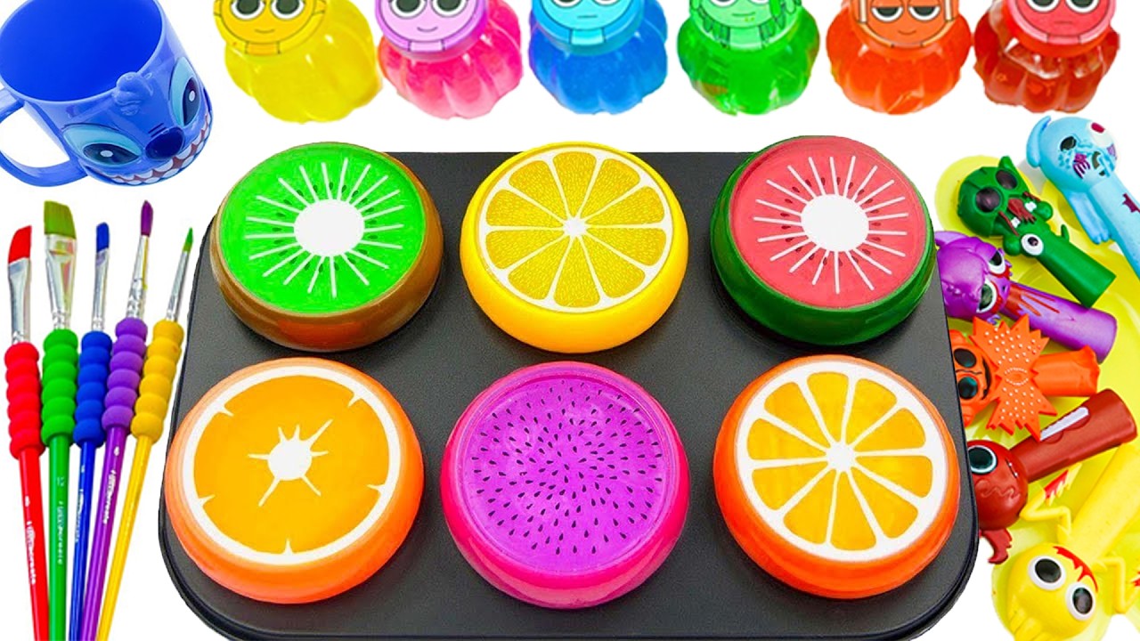 ASMR satisfactorio | Huevos Sprunki locos y galletas con pintura glitter