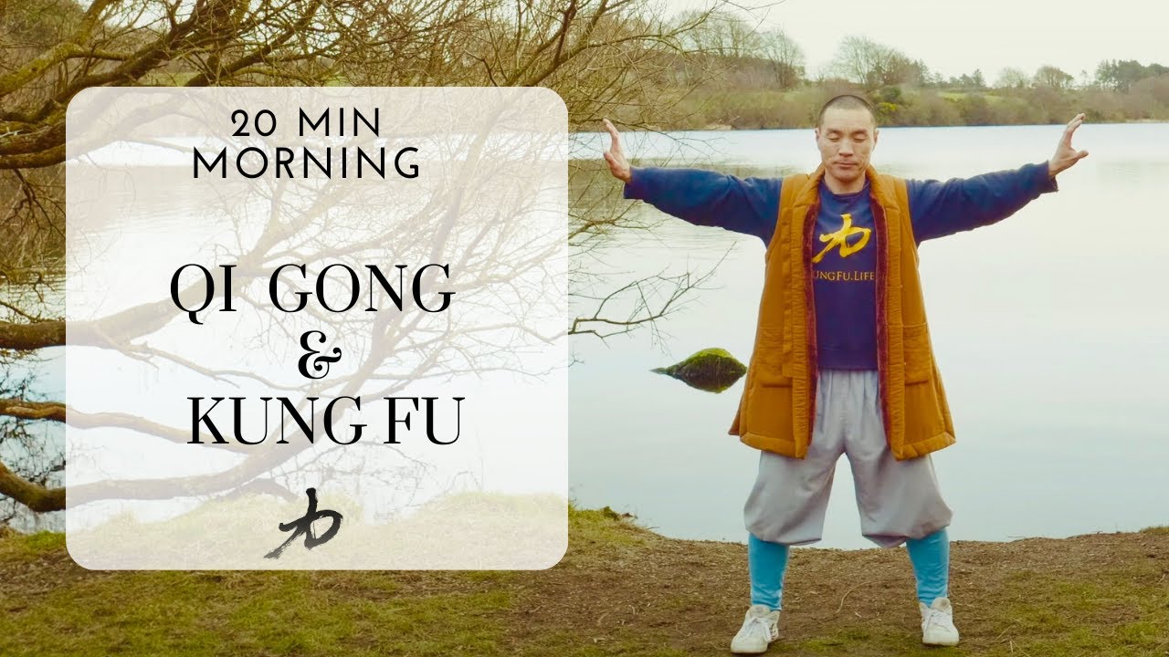 2023 | 20 Min - Morning Qi Gong & Kung Fu Workout Routine | Open up and Let Go 🍀