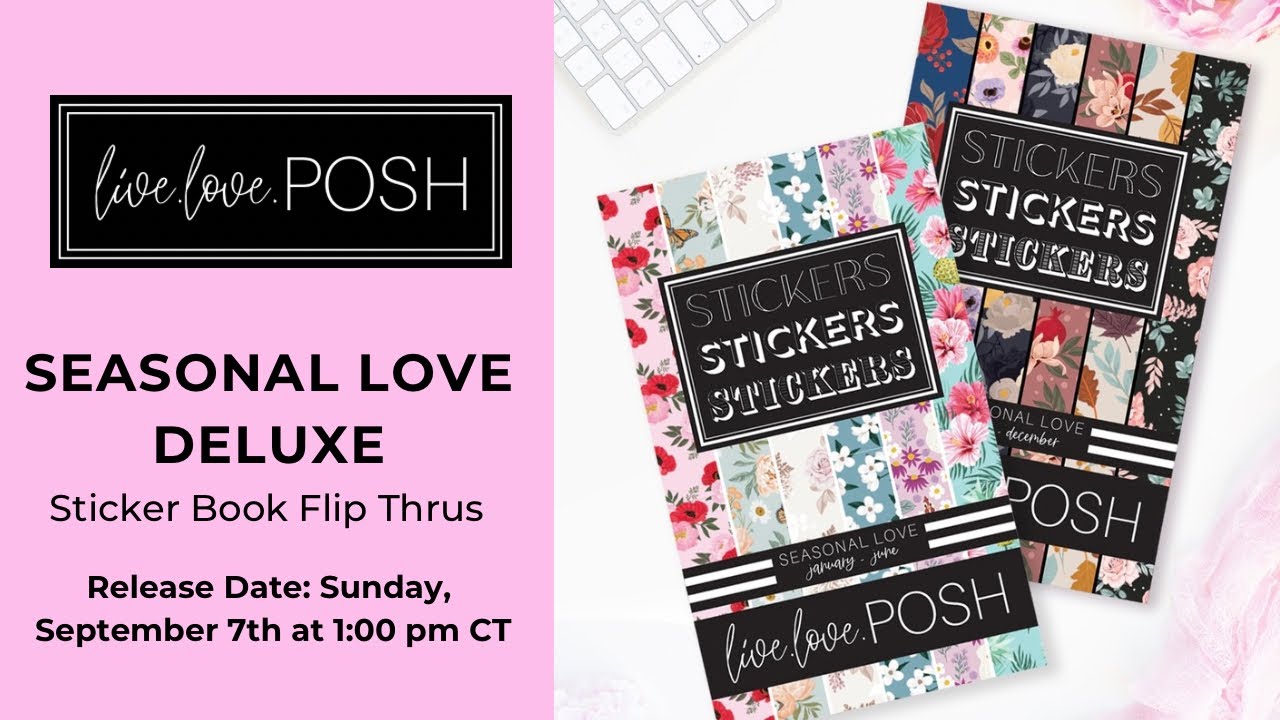 SEASONAL LOVE DELUXE STICKER BOOKS FLIP THROUGH