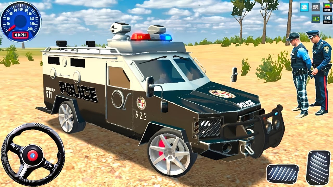 Police Sim 2022 - Car Chase Cop Simulator Open City Driving US Police VS Criminal Android Gameplay