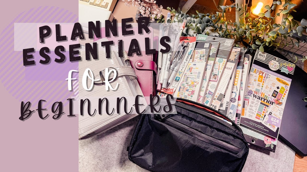 Must buy Planner Essentials for Beginners | Holiday Gift Guide for Planner Enthusiast