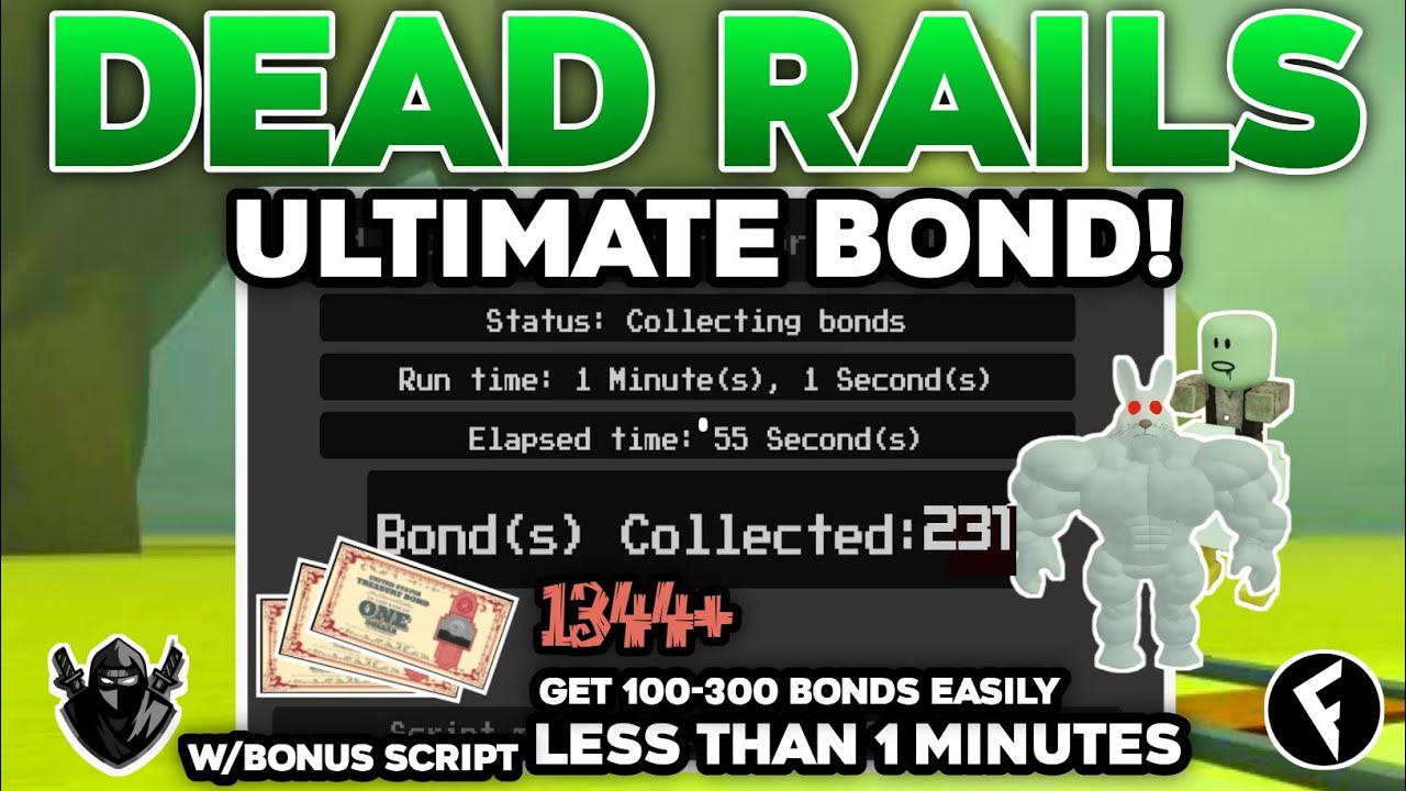 [NEW] Dead Rails Auto Bonds Script OP (Ultimate Bonds!) | 231+ Instantly, In 1 Mins Roblox Scripts!