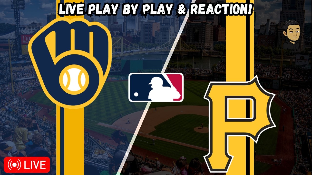 Milwaukee Brewers vs Pittsburgh Pirates | MLB Livestream Live Radio Broadcast