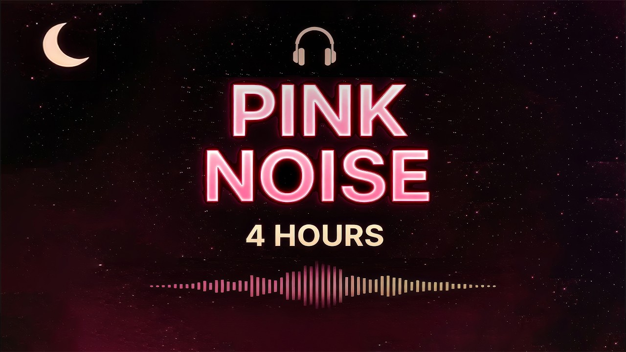 Pink Noise for Studying, Focus & Memory | 4 Hours