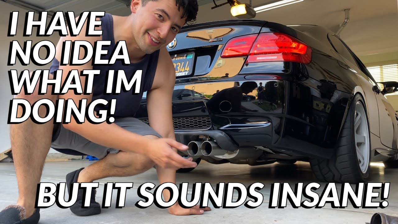 Installing Test Pipes On My E92 M3... MYSELF!