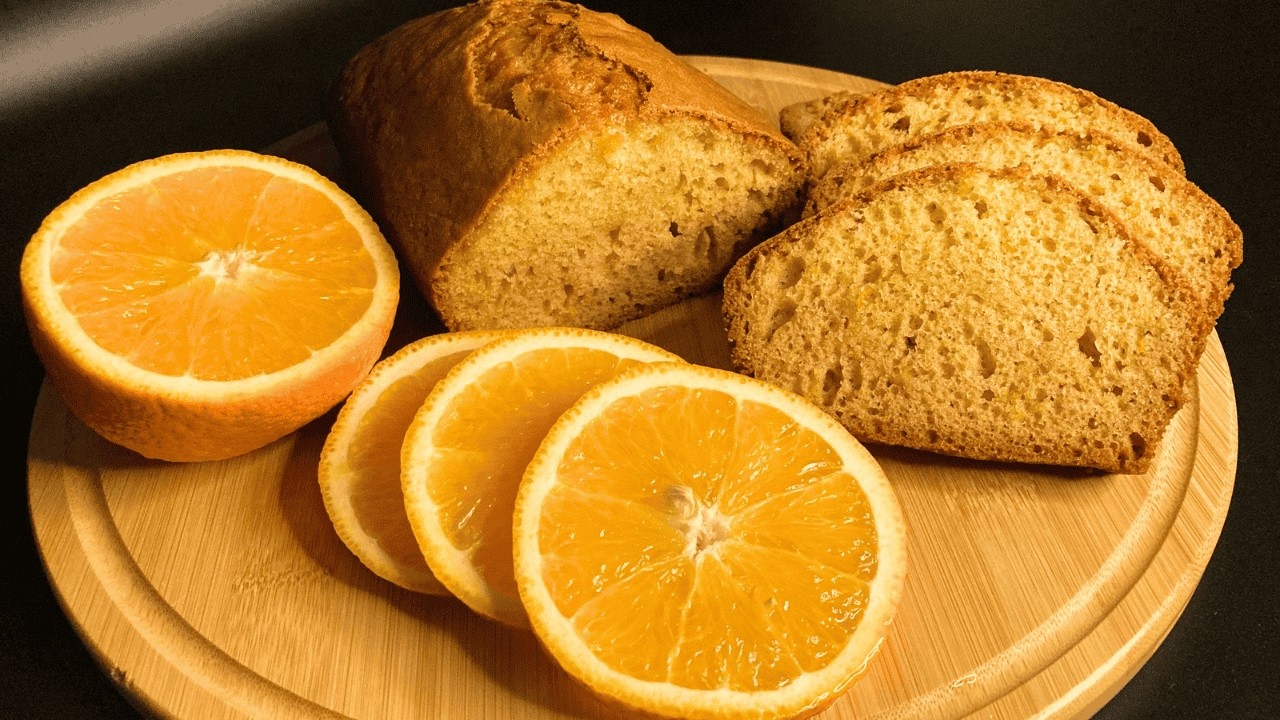 Простой апельсиновый кекс – без молока, быстро и вкусно! 🍊✨