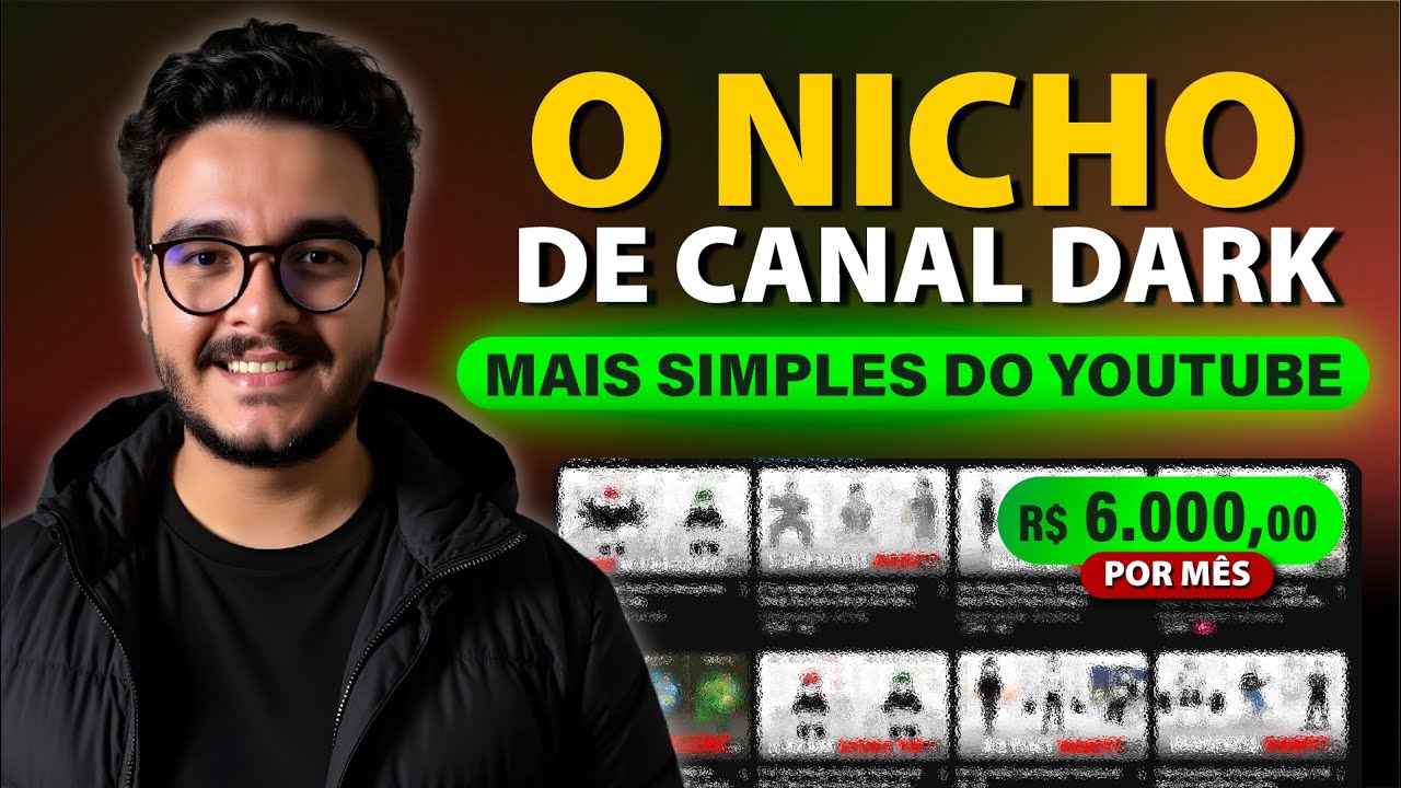 Como eu crio v&iacute;deos de Canal Dark em 15 minutos no Youtube (Ganhar dinheiro na Internet  CANAL DARK)