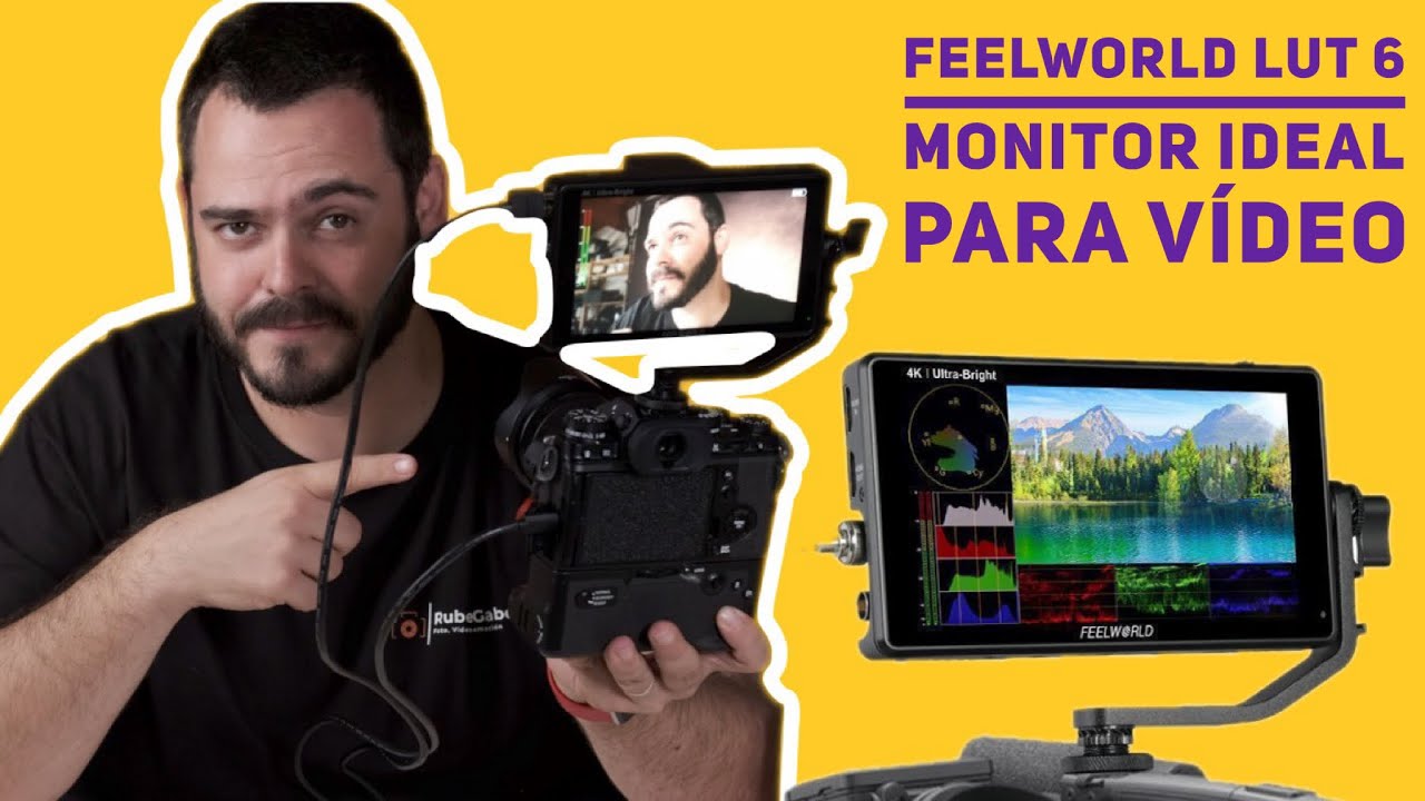 ✅FEELWORLD LUT6 [🎥 MONITOR IDEAL] PARA VÍDEO