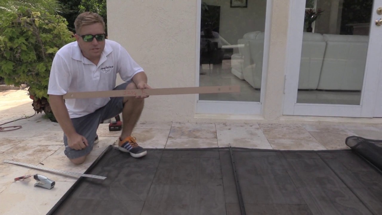 PoolfenceDIY.com - Step 3, Making your custom cut