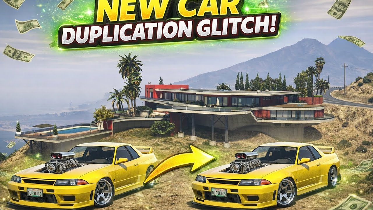GTA 5 Brand New  mansion ￼duplication glitch