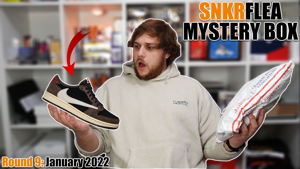 $40 TRAVIS SCOTT LOWS?! | SNKRFLEA Mystery Blowout Box (Round 9: January 2022)